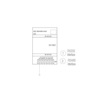 SIMATIC S7-200 SMART CM 01 RS485 9-pole D-sub pin supports Freeport 6ES72885CM010AA0