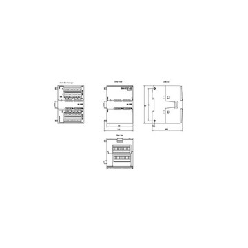 SIMATIC S7-200 SMART Digital I/O SM DR32 16DI/16DO 16 DI 24 V DC Sink/Source 16 DO relay 2 A Original