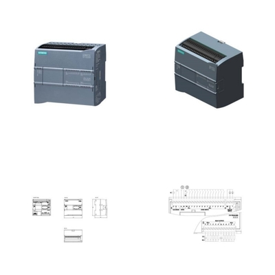 100% SIMATIC S7 1200 CPU 1212C DC RELAY 8DI 6DO 2AI 6ES7215-1BG40-0XB0 SIEMENS AC drive