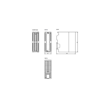 SIMATIC S7-300 PLC Analog Output SM 332 Isolated 8 AO U/I Siemens 6ES73325HF000AB0