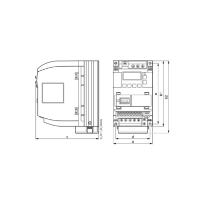 SIEMENS 6SL3210-5BB17-5UV1 SINAMICS V20 200-240V 1AC -10/ 10% 47-63Hz for high power