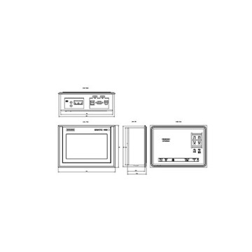 Ethernet Network Original TP700 Comfort Outdoor Smart Panel 6AV2124-0GC13-0AX0 Touch