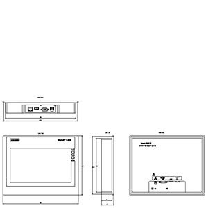 SIMATIC HMI SMART 1000 IE V3 Industrial Automation Product with Ethernet Network