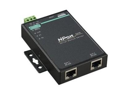 NPORT 5230 2 Port RS-232/422/485 Serial Port Device Networking Server For MOXA Stable