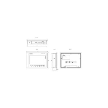 100% Original SIMATIC touch for siemens hmi KTP700 basic version DP thin panel 6AV21232GA030AX0