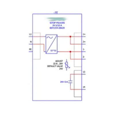 SITOP PSU100S 20A 6EP1336-2BA10 Ideal for 24V Output Voltage in Industrial Applications