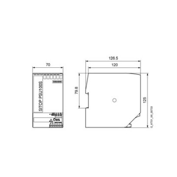 Output Power other 6EP1334-2BA20 SITOP PSU100S 24 V/10 A Stable power input 120/230 V AC