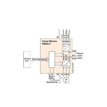 Power module PM240-2 80-480V 47-63Hz 0.55kW 100% Original for industrial automation
