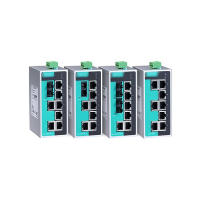 EDS-208A Series 8-Port Unmanaged Industrial Ethernet Switch with Redundant Dual Power Input