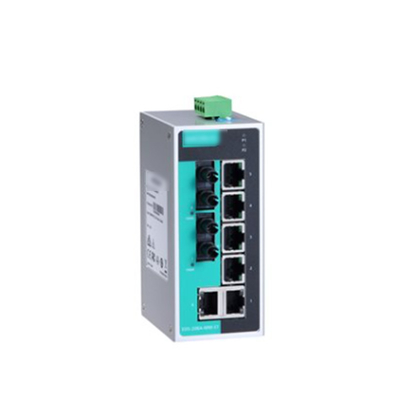 EDS-208A Series 8-Port Unmanaged Industrial Ethernet Switch with Redundant Dual Power Input