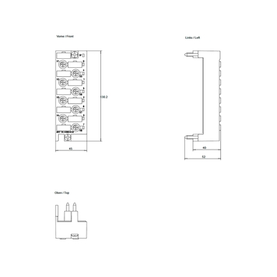 SIEMENS SIMATIC ET 200pro CM IO 8x M12 with SF LED Payment Term T/T 6ES71944CB000AA0