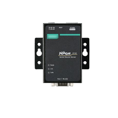Direct Supply NPORT 5110 Port RS-232/422/485 Serial Port Device Networking Server for MOXA