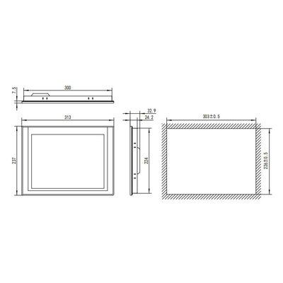 Industrial Automation Siemens 10.1&quot; TPC1021Kt with 128M Memory and 1024*600 Resolution