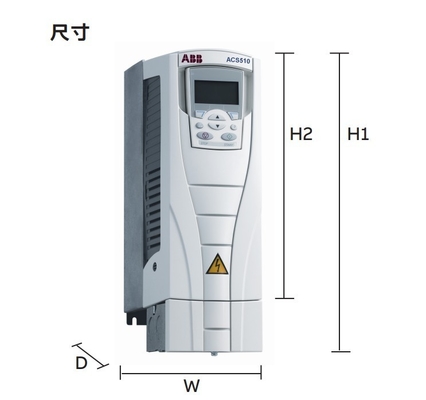 Nominal Voltage 380V ABB ACS510 Series 2.2kw Inverter ACS510-01-05A6-4 for Industrial