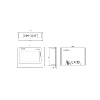 Industrial Automation Siemens HMI 7 inch Simatic SMART 700 IE V3 Display 6AV66480CC113AX0