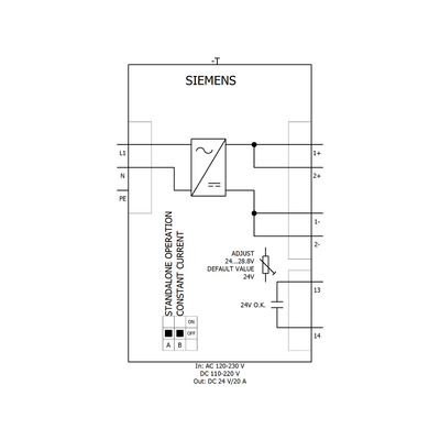 HYTECH Original SIEMENS SITOP PSU8200 24V DC 20A Stabilized Power Supply Module 6EP1336-3BA10