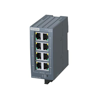 6GK5008-0BA10-1AB2 Siemens SCALANCE XB008 Unmanaged Industrial Ethernet Switch 100%