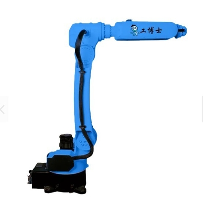 Welding Results GBS10-C1650 Industrial Robot with Welding Torch at Manufacturing Plant