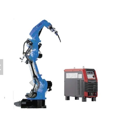 Welding Results GBS10-C1650 Industrial Robot with Welding Torch at Manufacturing Plant