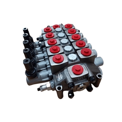 5 Spools Sectional Directional Valves for Hydraulic Drill in 400*280*170 Structure