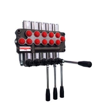 Hydraulic Pressure Monoblock Directional Control Valve 5 Spools 45L/MIN Rated Flow