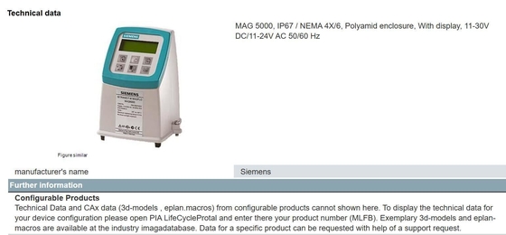 Industrial Automation 100% Original MAG 5000 IP67 NEMA 4X/6 Enclosure for Siemens