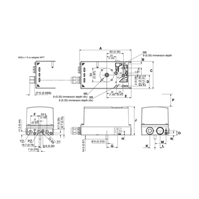 Intelligent Electrical Valve Positioner for Siemens SIPART PS2 6DR5010-0NG00-0AA0