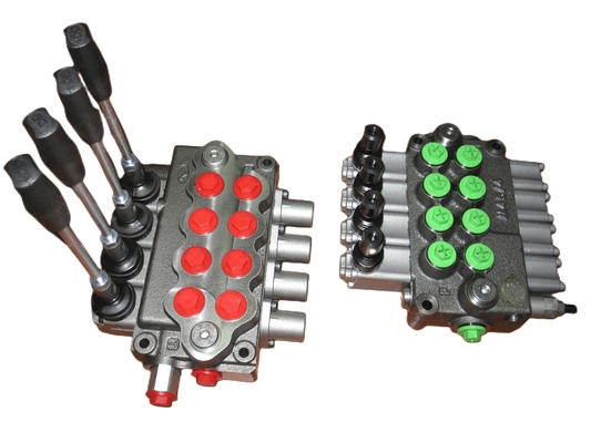 Manual Control G3/8&quot; Hydraulic Monoblock Joystick Directional Control Valve for Customized