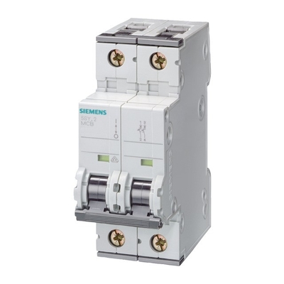 100% Original Siemens 5SY62207CC CIRCUIT BREAKER 6KA 2POLE C20 400V with Performance