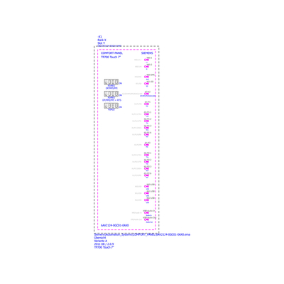 SIMATIC HMI TP700 Comfort Touch Screen 6AV2124-0GC01-0AX0 100% Original for Automation