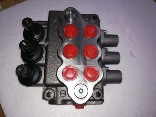 45L/min Directional Control Valve for Walvoil Type 40-380LPM Hydraulic 4 Spools Monoblock