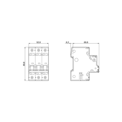 5SY7313-8CC Miniature Circuit Breaker 400V 15kA 3-pole D 13A SENTRON For Applications