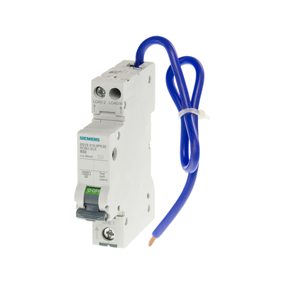 Compact Residual Current Protection Circuit Breaker 1P N Type AC 30 mA 5SV9313-1CN25 for Siemens