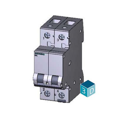100% Strictly Tested 5SL6210-7CC 2-Pole Miniature Circuit Breaker for Siemens 400V 6kA