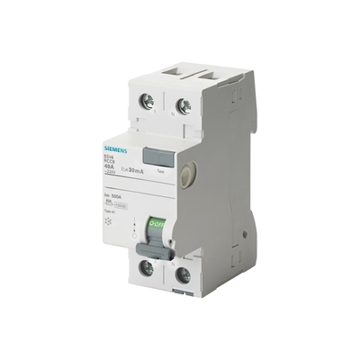 Siemens 5SV4614-0 2-pole Type AC Residual Current Operated Circuit Breaker 40A 300mA Un AC 230V