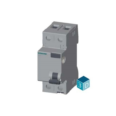 Siemens 5SV4614-0 2-pole Type AC Residual Current Operated Circuit Breaker 40A 300mA Un AC 230V