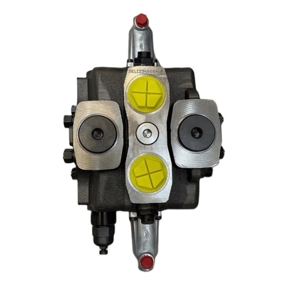 350L/min Tube Structure 2 Spools Sectional Hydraulic Pilot Control Valves Pressure 315bar