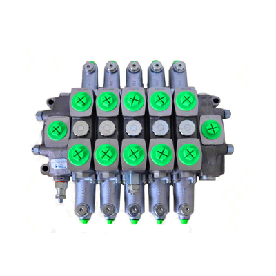 350L/min Tube Structure 2 Spools Sectional Hydraulic Pilot Control Valves Pressure 315bar