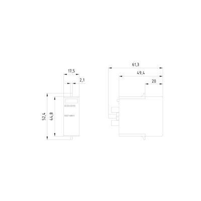 5SD74880CC PLUG M or C/T2/II 350 V 40 kA N-PE For Siemens Communication Interface