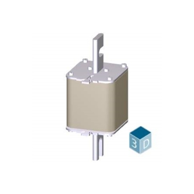 3NE3338-8 SITOR Fuse Link With Slotted Blade Contacts NH2 In 800 A aR Un AC 800 V Front Indicator 3NE33388
