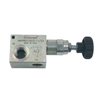 VMDR90120 Pressure Control Valve Threaded Type Relief Valves with 50 250bar Range