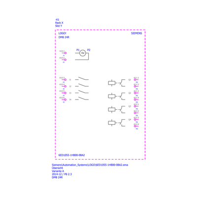 LOGO DM8 24R for LOGO 8 PLC Expansion Module 6ED1055-1HB00-0BA2 100% Original Siemens FOB