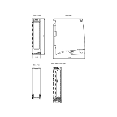 Siemens SIMATIC S7-1500 TM Count 2x24V Counter Module 6ES7550-1AA01-0AB0 100% Tested