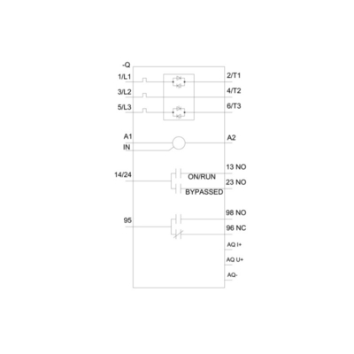 Siemens 3RW50556AB14 Soft Starter 200-480V 143A 110-250V AC Screw Terminals Analog Output