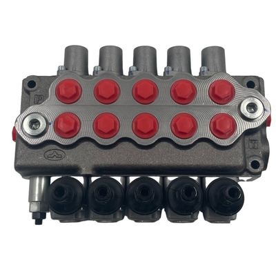 G 3/8&quot; Port Size 5-Spool SD5/5 WALVOIL Hydraulic Directional Valve 45L/min 315bar