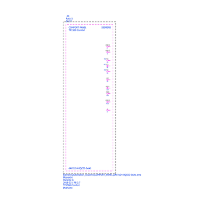 SIMATIC HMI TP1500 SmartPanel Touch 15&quot; Widescreen TFT Display 6AV2124-0QC02-0AX1 for Siemens