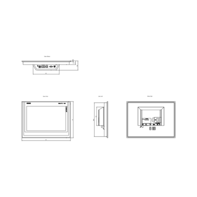 SIMATIC HMI TP1500 SmartPanel Touch 15&quot; Widescreen TFT Display 6AV2124-0QC02-0AX1 for Siemens