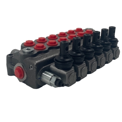 SD5/6 WALVOIL Hydraulic Directional Valves 6 Spools 45L/min Flow Rate 315bar Pressure