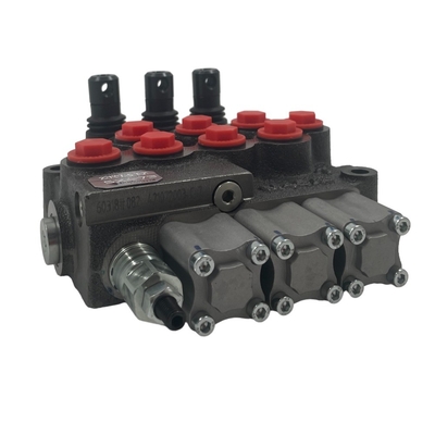Oil Port Size G3/8&quot; M45/3 Monoblock Hydraulic Directional Valve for Skid Loaders