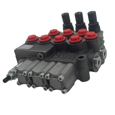Oil Port Size G3/8&quot; M45/3 Monoblock Hydraulic Directional Valve for Skid Loaders